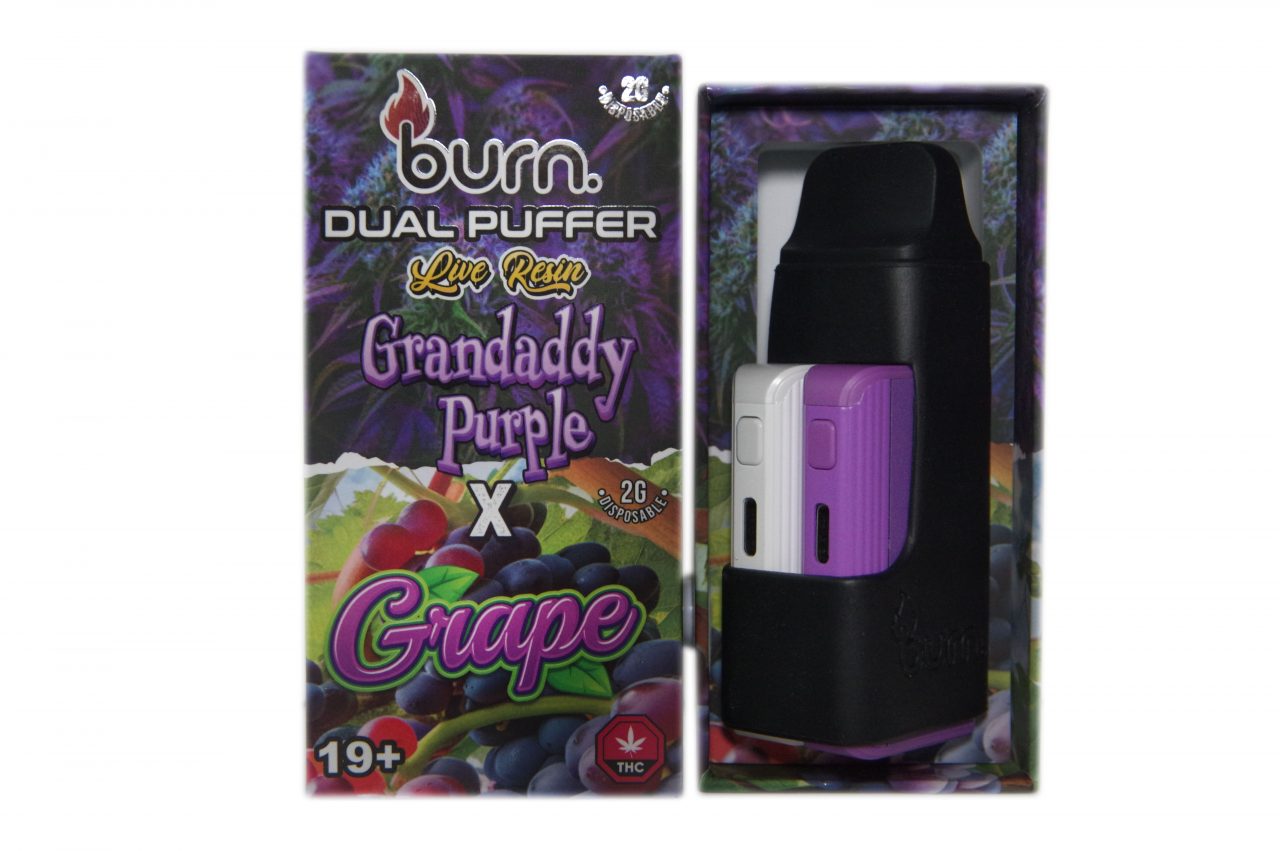 Burn - Dual Puffer - Grandaddy Purp LR/Grape D9