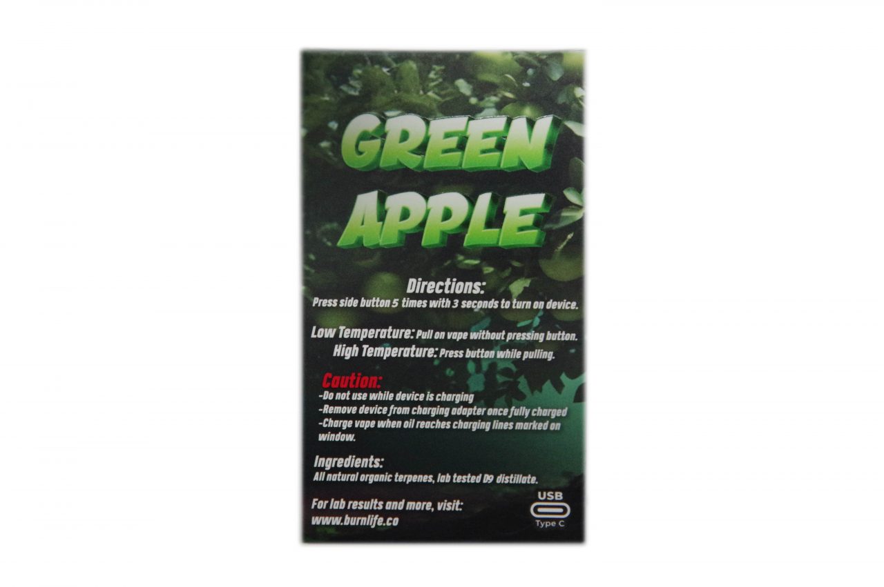 Burn - 3G - Green Apple (Hybrid) - Image 2