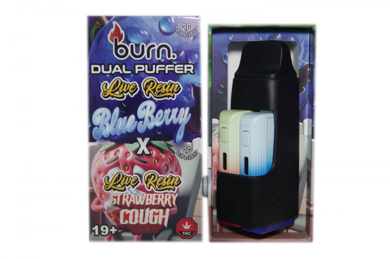 Burn - Dual Puffer - Blueberry LR/Strawberry Cough LR