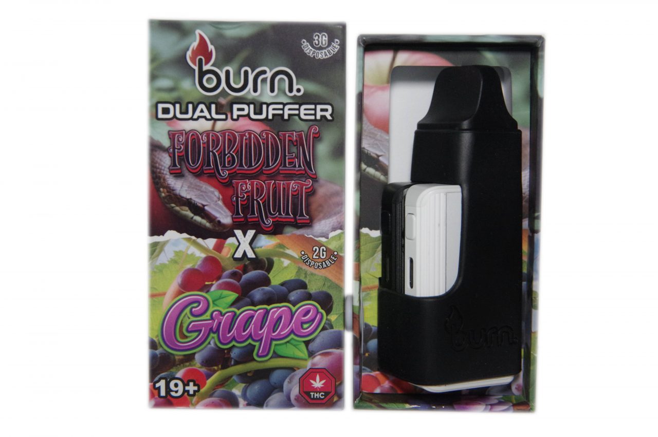 Burn - Dual Puffer - Forbidden Fruit/Grape