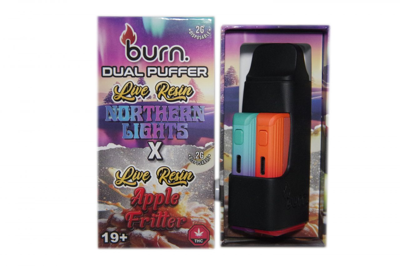 Burn - Dual Puffer - Northern Lights LR/Apple Fritter LR