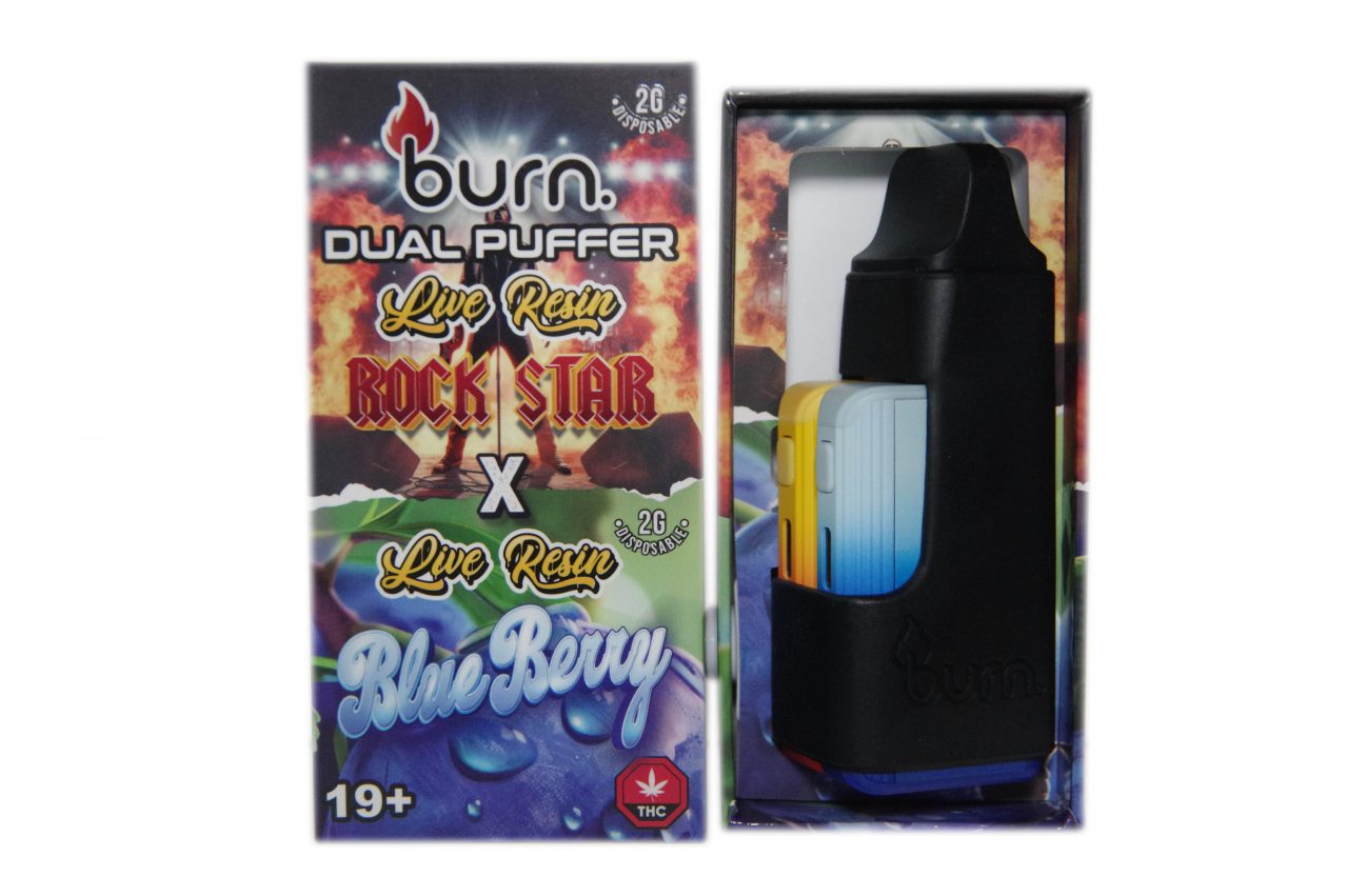 Burn - Dual Puffer - Rockstar LR/Blueberry LR