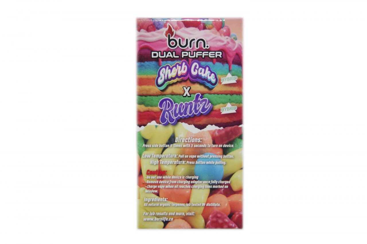 Burn - Dual Puffer - Sherb Cake/Runtz - Image 2