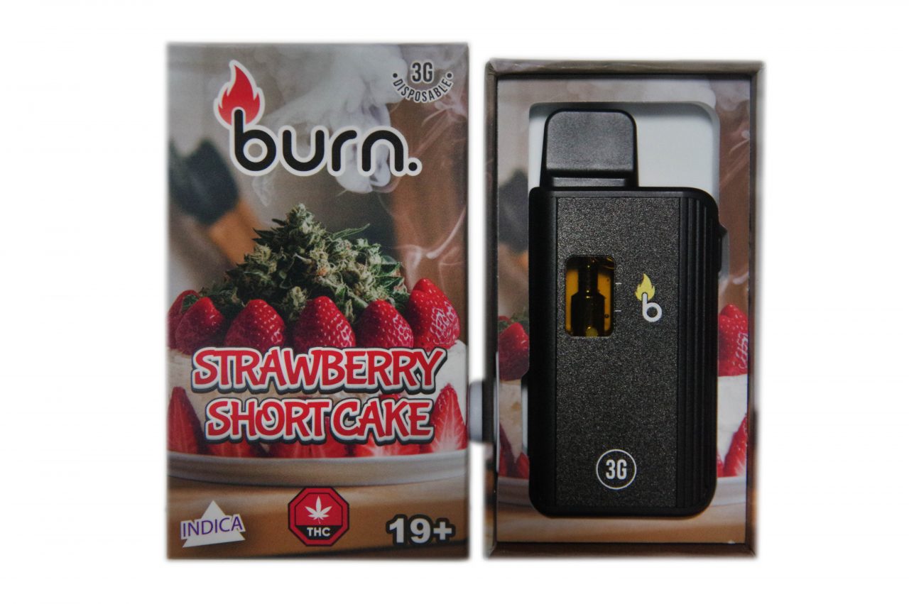 Burn - 3G - Strawberry Shortcake (Indica)